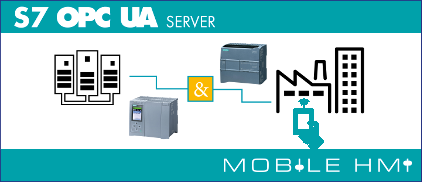 S7 OPC UA Server Mobile HMI
